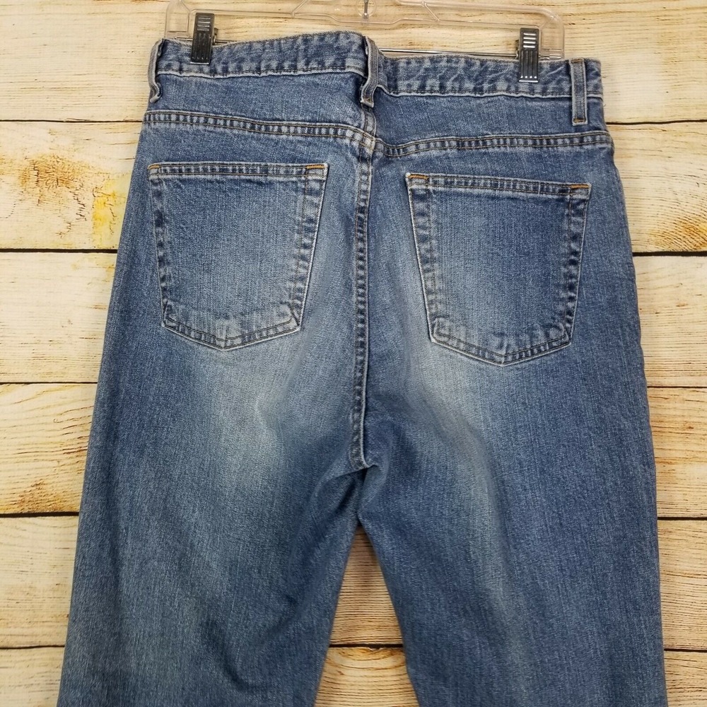 Gap Flare Stretch Jeans Womens 14 Regular Blue Cotton Blend Mid Rise Medium Wash - Picture 9 of 11